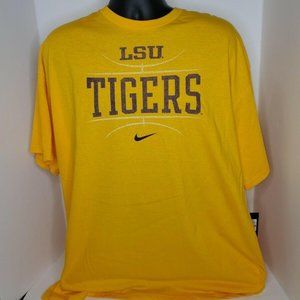 LSU Tigers Nike Men's T-shirt Size XXL, Yellow